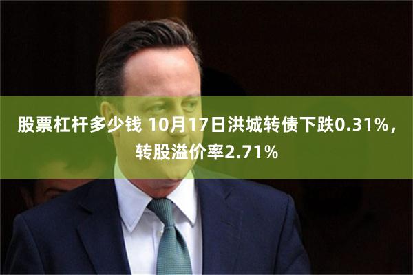 股票杠杆多少钱 10月17日洪城转债下跌0.31%，转股溢价率2.71%