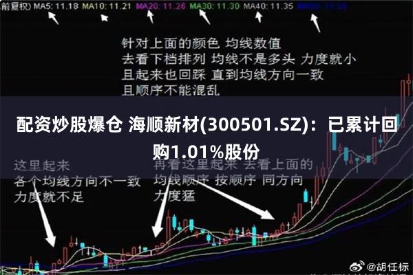 配资炒股爆仓 海顺新材(300501.SZ)：已累计回购1.01%股份